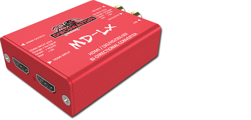 Decimator Design MD-LX HDMI/3G-SDI SMPTE Convertidor bidireccional 