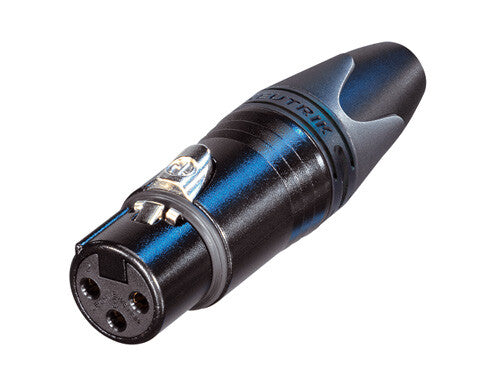 Conector XLR hembra de 3 pines NC3FXX de Neutrik